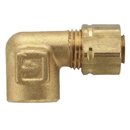 Parker 170CA-8-6 - 1/2" Compression x 3/8" FNPT Brass 90 Degree Elbow 10 PK