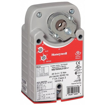 Honeywell MS8105A1130/U - Electric Actuator,44 in.-lb.,-22 to 149