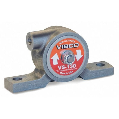 Vibco VS-130 - Pneumatic Vibrator,75 lbf, 10500 vpm Max Vibration Speed, 67 d BA