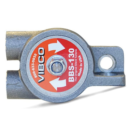 Vibco BBS-130 - Pneumatic Vibrator,75 lb,8000 vpm,80 psi