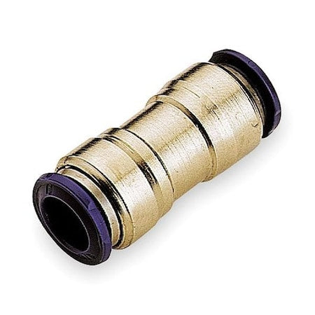 Aignep Usa 88040-08 - Push-Fit Union Fitting, Push-to-Connect x Push-to-Connect, 1/2 in Tube OD, Metal, 10 PK