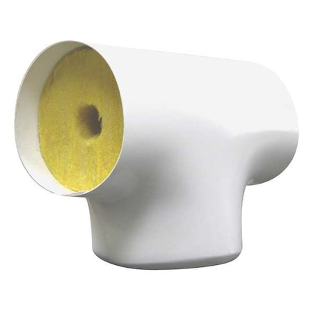TEE415 - 1-1/2" Fiberglass Tee Pipe Fitting Insulation, 1-1/2" Wall