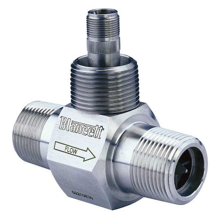 Blancett B110-750 - Flowmeter,Turbine GPM,15 GPM,1 In MNPT