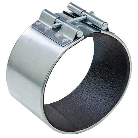 Ductmate GRQS3GA - Round Connector Sleeve, 3 in Duct Dia, Metal, 24 ga GA, 3 in W, 3-1/2" L, 3 in H