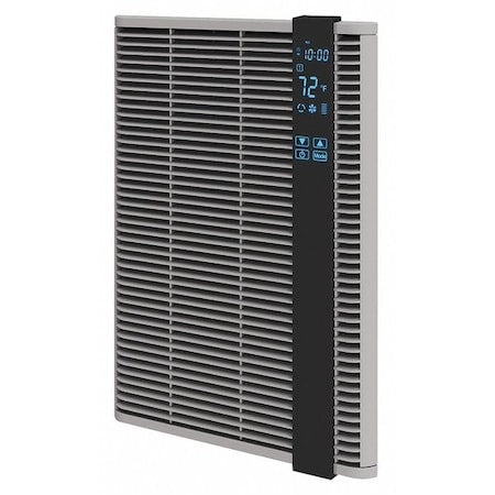 Qmark HT2024SS - Recessed Electric Wall-Mount Heater, Recessed, 250 to 2000 W, 240 V AC, Gray