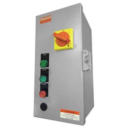 Hoffman VS-CE1016SSP1 - IEC Combo Str,11 to 16 A,120 V Coil,1 Enc
