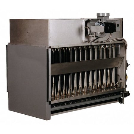 Dayton 6RJW6 - Gas-Fired Duct Furnace, Natural Gas, Power Vent Type, Fan Forced