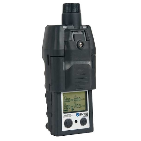 Industrial Scientific VTS-K1232110101 - Ventis MX4 Multi-Gas Detector, IP66/IP67, Audible, Vibrating, Visual, LCD with Backlight