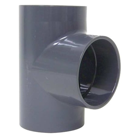 Plastic Supply PVCT04 - Duct Tee, 4 in Duct Dia, Type I PVC, 8-7/8" L