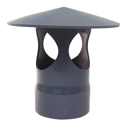 Plastic Supply PVCRCA06 - 13" x 12" Round Rain Cap