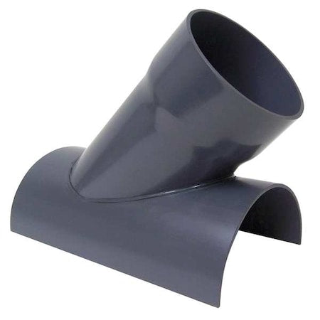 Plastic Supply PVCSW12X10 - 10-12"dia 20.25"L 45 Degrees PVC In Cut Y Branc, 12 in x 10 in Duct Dia, 20-1/4" L