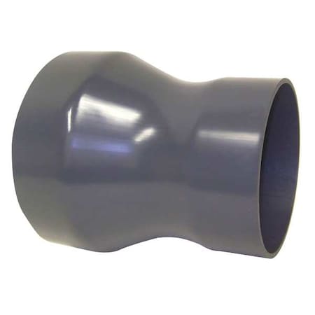 Plastic Supply PVCR12X10 - Duct Reducer, 12 in x 10 in Duct Dia, Type I PVC, 9-3/4" L