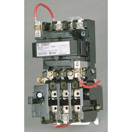 Ge CR306C00400XAAAAG - NEMA Magnetic Motor Starter, Non-Reversing, 1 NO, 480 V AC, 3 P