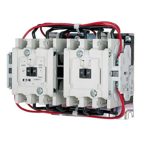 Eaton CN55DN3AB - 120 VAC Reversing Magnetic Contactor 3 P 27 A NEMA 1