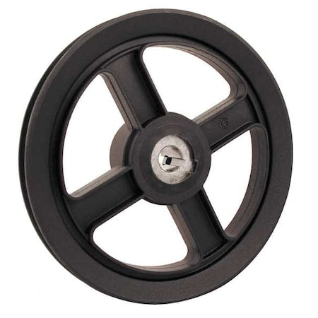 Fenner Drives AFD74100 - 1 in Fixed Bore 1 Groove Standard V-Belt Pulley 7.25 in OD