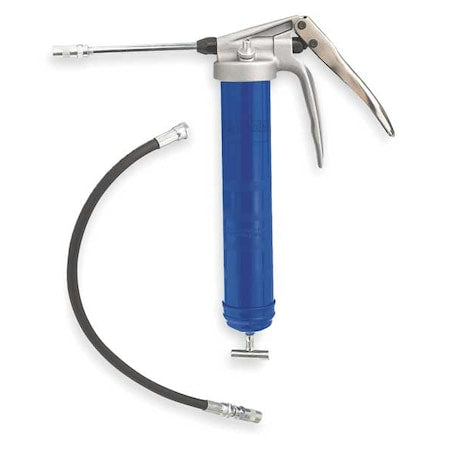 Lincoln Industrial 1134 - Grease Gun, Pistol Grip Handle, Cartridge Load, 7500 psi, Blue