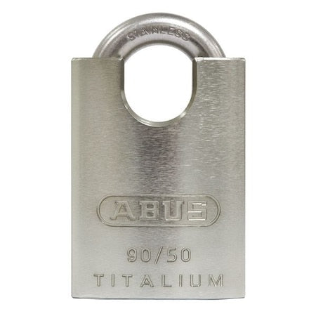 Abus 90RK/50 KA - Lockout Padlock, Keyed Alike, Aluminum, Silver, 7/8 in Shackle Height, 2 in Body Width