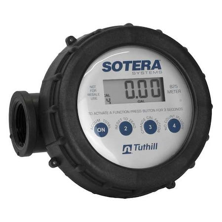 Sotera 825D075BSPPS - Meter,Digital,3/4 In, 2-20 gpm