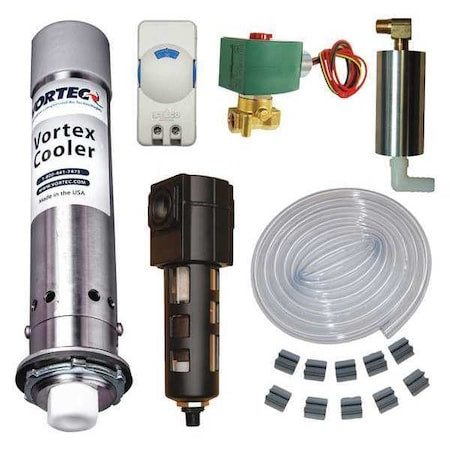 Vortec 747SS - Vortex Enclosure Cooler,900 Btu H,4 X NEMA