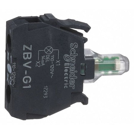 Schneider Electric ZBVG1 - Lamp Module With Bulb 22 mm, White