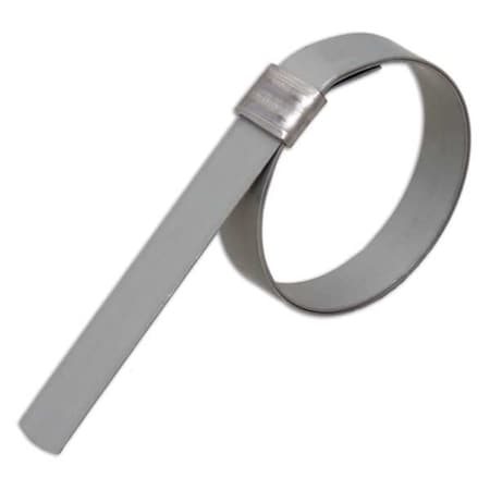 Band-It GRS308 - Hose Clamp,5/8"W,Lip-Lock,2 1/8"OD,PK24