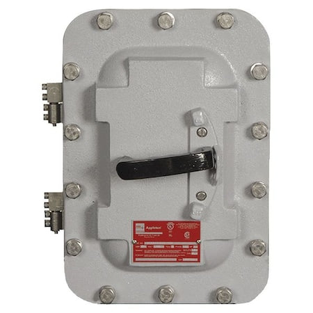 Appleton Electric AEAB3036DS - Hazardous Location Safety Switch, Nonfusible, 3 PST, Three Phase, NEMA 4, 4 X, Indoor/Outdoor