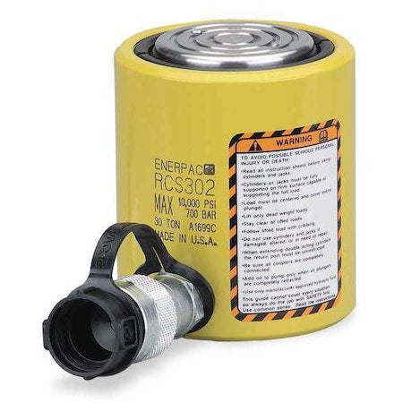Enerpac RCS302 - RCS302, 32.4 ton Capacity, 2.44 in Stroke, Low Height Hydraulic Cylinder