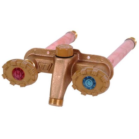 Woodford Manufacturing 22CP-6 - Frost Proof Dual Sillcock, Hot/Cold 6 In
