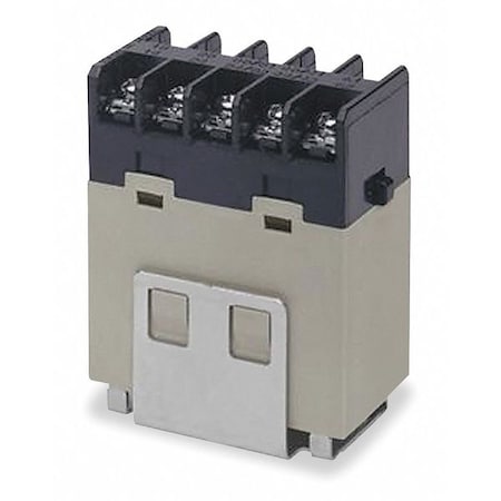 Omron G7J-4A-B-W1-AC100/120 - W-Bracket, Enclosed Power Relay, Square, 25 A, 10 Pins, Screw