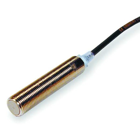 Omron E2E2-X18MY1-US - Cylindrical, Inductive Proximity Sensor, 30 mm Dia., Brass, 2 m, Bare Wire, 2 Wires, Unshielded