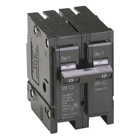 Eaton BR215 - Circuit Breaker, BR Series, 15 A, 2 Pole, 120/240 V AC, 10k A