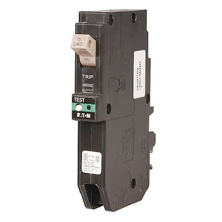 Eaton CHFP120DF - Circuit Breaker, CH Series, 20 A, 1 Pole, 120/240 V AC, 10k A
