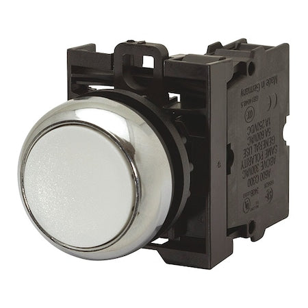 Eaton M22-DL-W-K11-W - Illuminated Push Button, 22.5 mm, 1 NO/1 NC, White