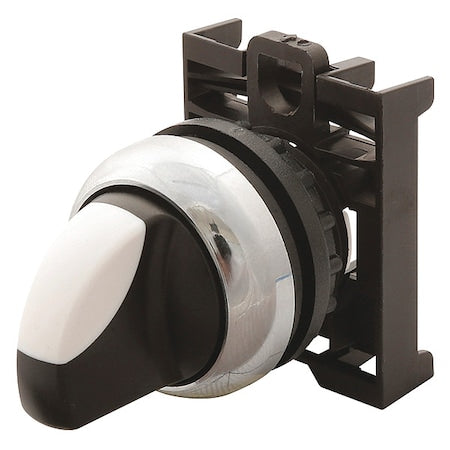 Eaton M22-WLK3-R - Short Handle Selector Switch,Blk,3 Pos,22mm