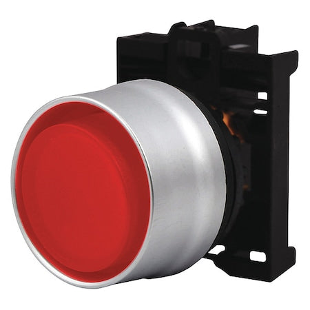 Eaton M22-DGH-R-K10 - Flush Push Button Operator,Non-Illum,Red