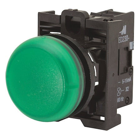Eaton M22-L-G-230G - Indicating Light, Green, 22mm, LED