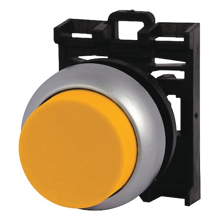 Eaton M22-DH-Y - Extended Push Button,Yellow,Non-Illum,22mm