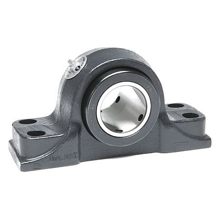 Moline Bearing 19341507 - Pillow Block Bearing, Cast Iron Housing Material, Set Screw, Tapered Roller, 5-7/16 in Dia, Steel Insert Material