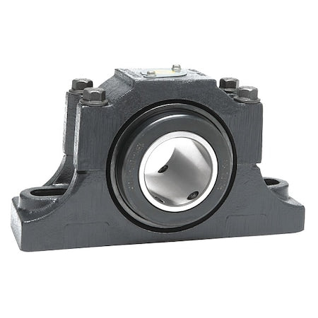 Moline Bearing 49322300 - Pillow Block Bearing, Ductile Iron Housing Material, Set Screw, Tapered Roller, 3 in Dia, Steel Insert Material