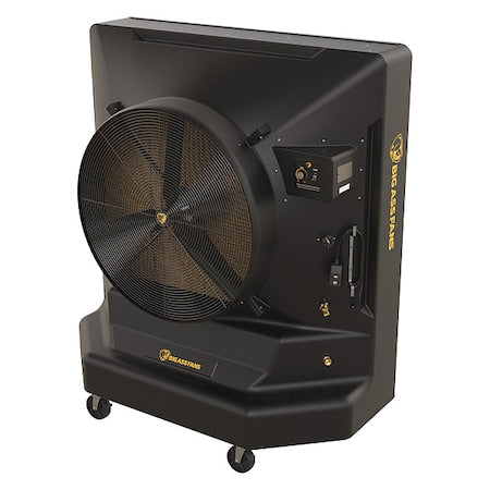 Big Ass Fans E-400-3601 - Portable Evaporative Cooler, 10,000 cfm, 3,600 sq ft, 46 gal, 3/4 hp, Direct