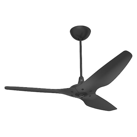 Big Ass Fans S3150-X2-AB-04-02-C-01-F258-G9 - Ceiling Fan, 60 in Blade Dia, 3 Blades, 7 Speeds, 100/240 VAC, Black
