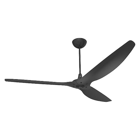 Big Ass Fans B3213-X4-AB-04-02-D-01-G9 - Ceiling Fan, 7 ft Blade Dia, 3 Blades, 7 Speeds, 100/240 VAC, Black