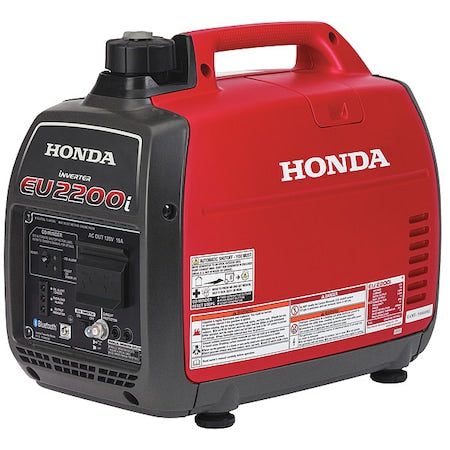 Honda EU2200ITAN4 - Inverter Generator, Gasoline, 1800 W, 0.95 gal, Recoil Starter, 120 V AC, 18.3/15 A, 57 d BA, 47 lbs