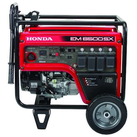 Honda EM6500SXK3AN3 - Portable Generator, Gasoline, 5,500 W Rated, 7,000 W Surge, Electric, Recoil Start, 120/240 V AC