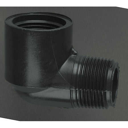 Westlake Pipe & Fittings M412005 - 90 Elbow,Polyethylene,1/2 in,NPT,SCH 40