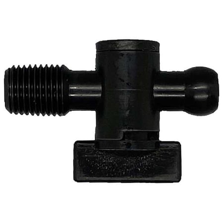 Cedarberg 8525-342 - 1/4" Male Snap-Loc x 1/4" Male NPT Black (1)
