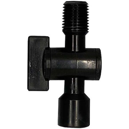 Cedarberg 8525-346 - 1/4" Male NPT x 1/4" Female NPT Black (1)