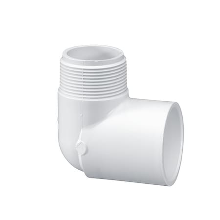 Westlake Pipe & Fittings 410101 - PVC, 90 Elbow, 3/4 in NPT, 1/2 in