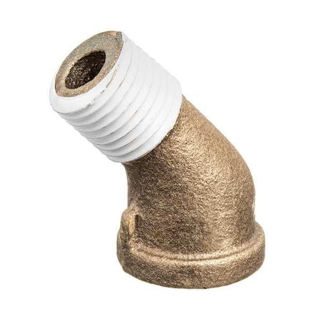 ZUSA-PF-10686 - 45 Degrees Street Elbow Brass Brass Class 125 Pipe Fittings, 3/4 in Female NPT X 3/4 in Male NPT