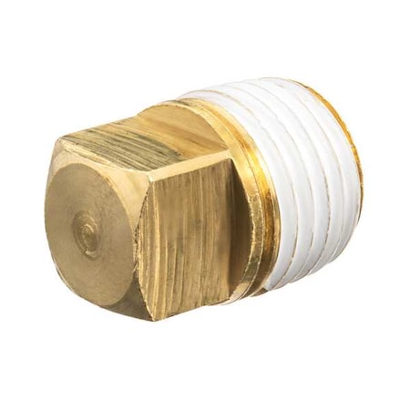 ZUSA-PF-10728 - Brass Square Head Plug, Male BSPT